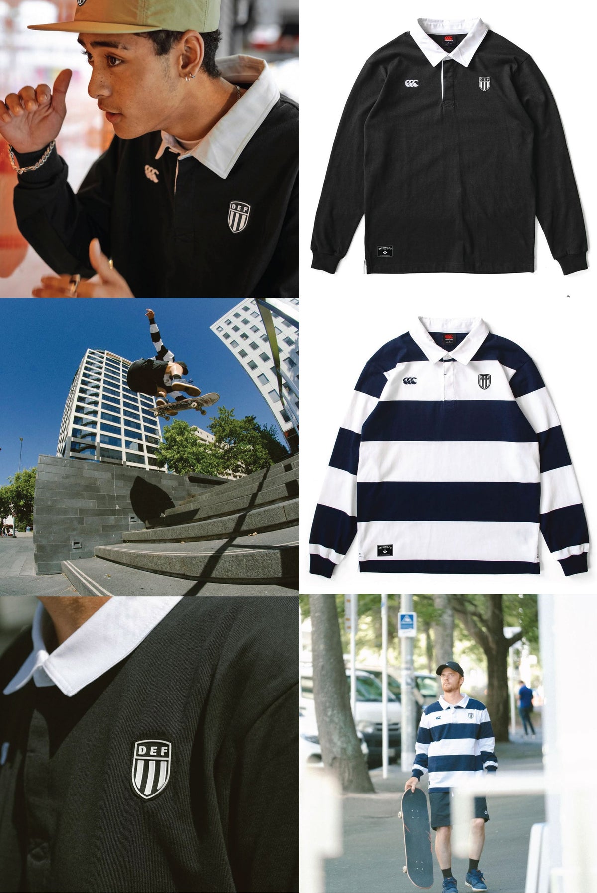 DEF x Canterbury campaign