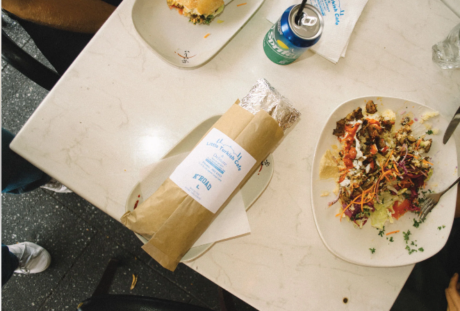 Little Turkish Cafe kebab meal