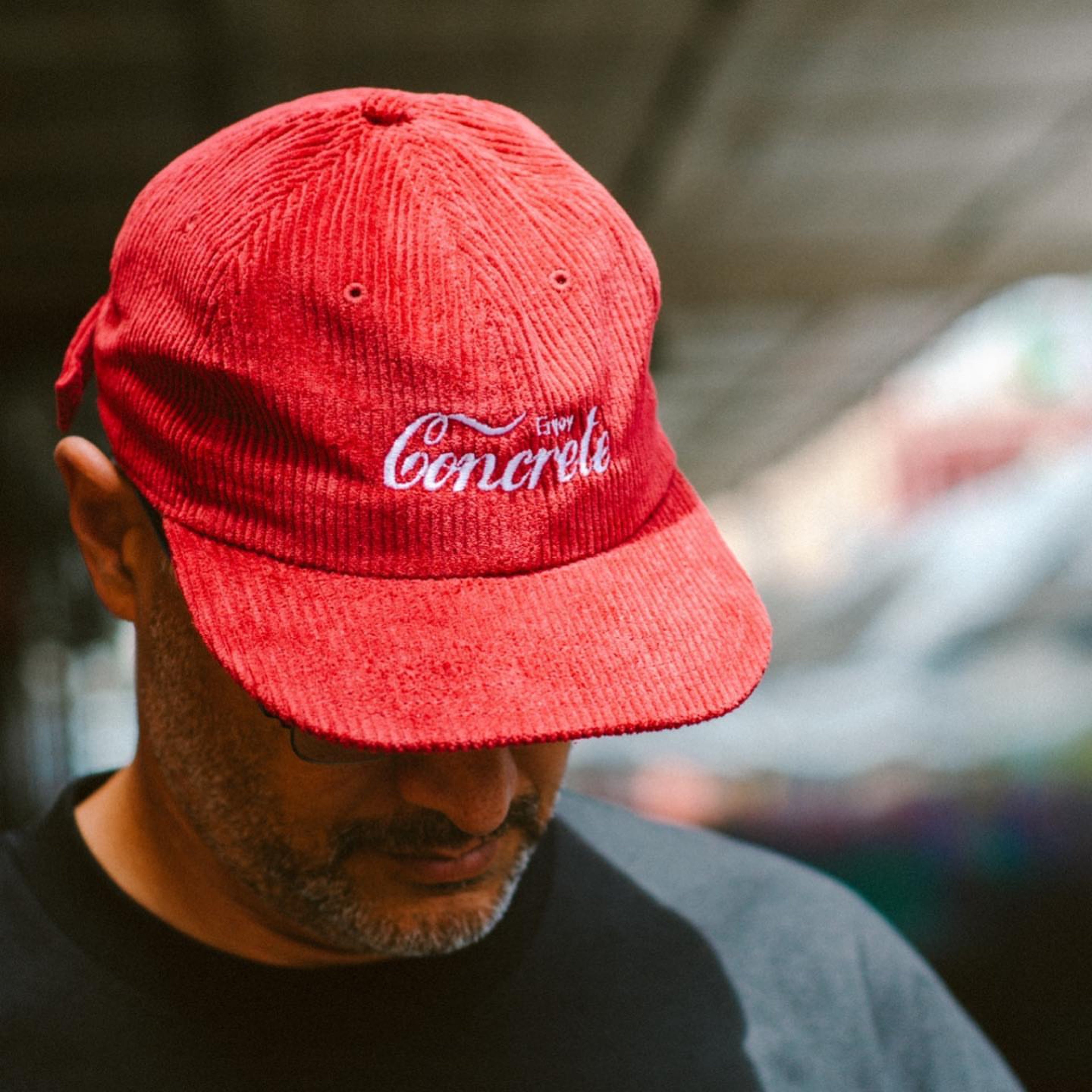 ENJOY CONCRETE CAP BLACK