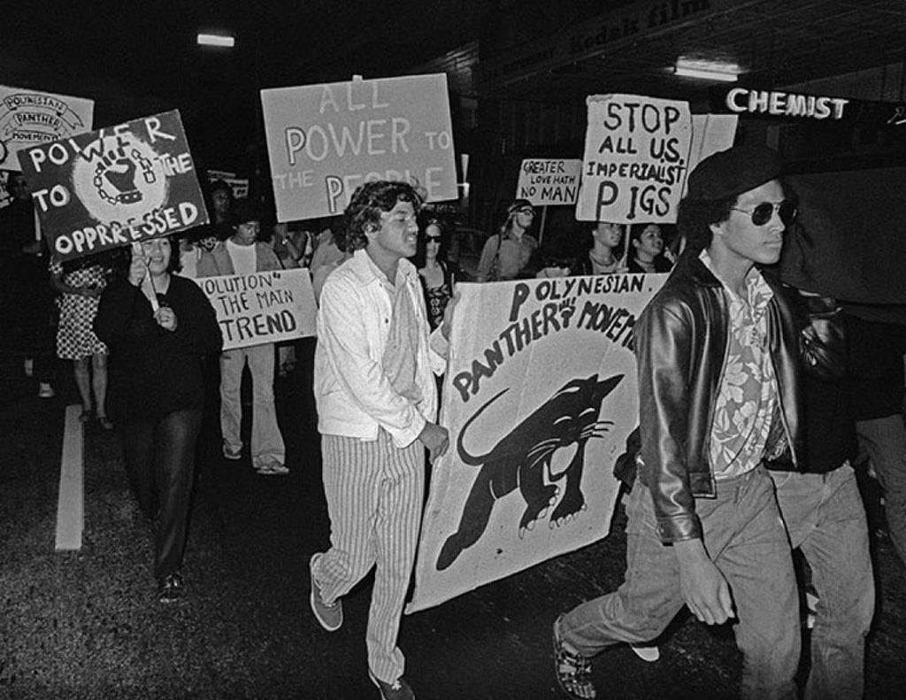 Ponsonby Panther Arch Tee - Black on Black