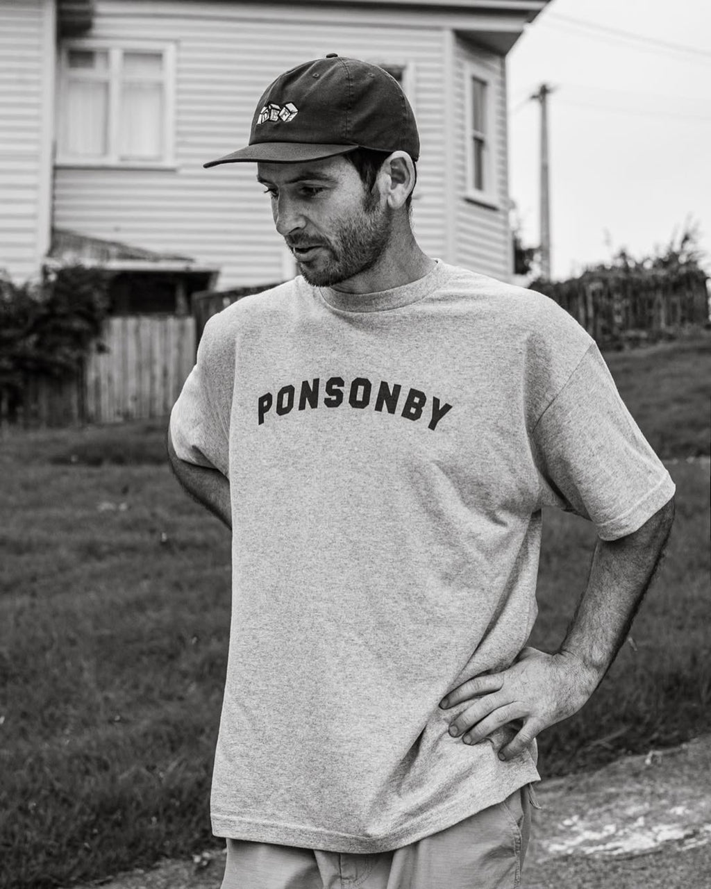 Ponsonby Arch Tee - Heather Grey