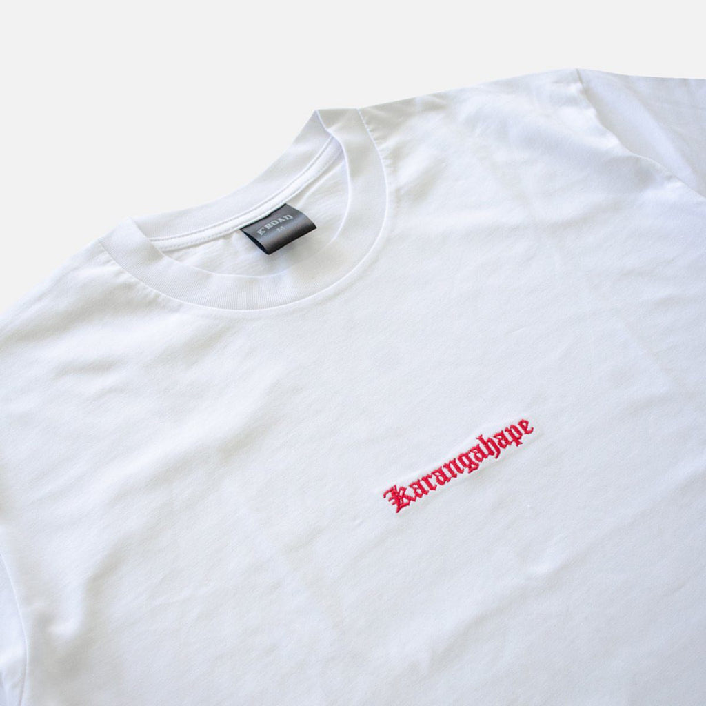 KARANGAHAPE HERITAGE TEE WHITE