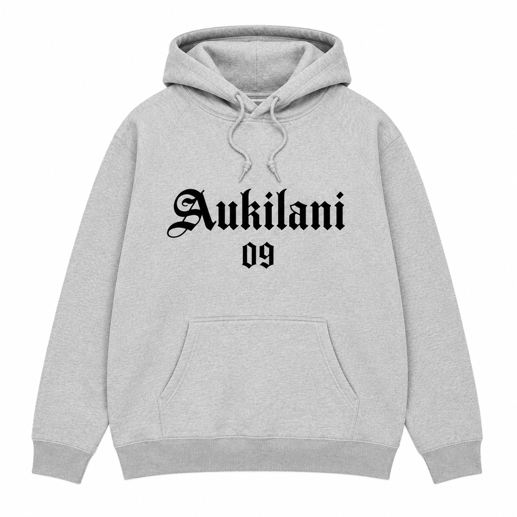 AUKILANI 09 HOOD - GREY MARL