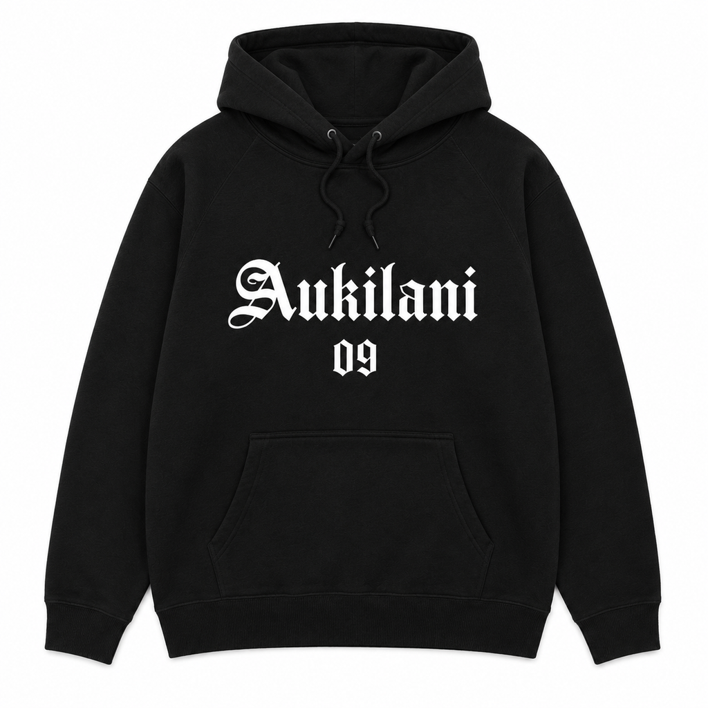 AUKILANI 09 HOOD - BLACK