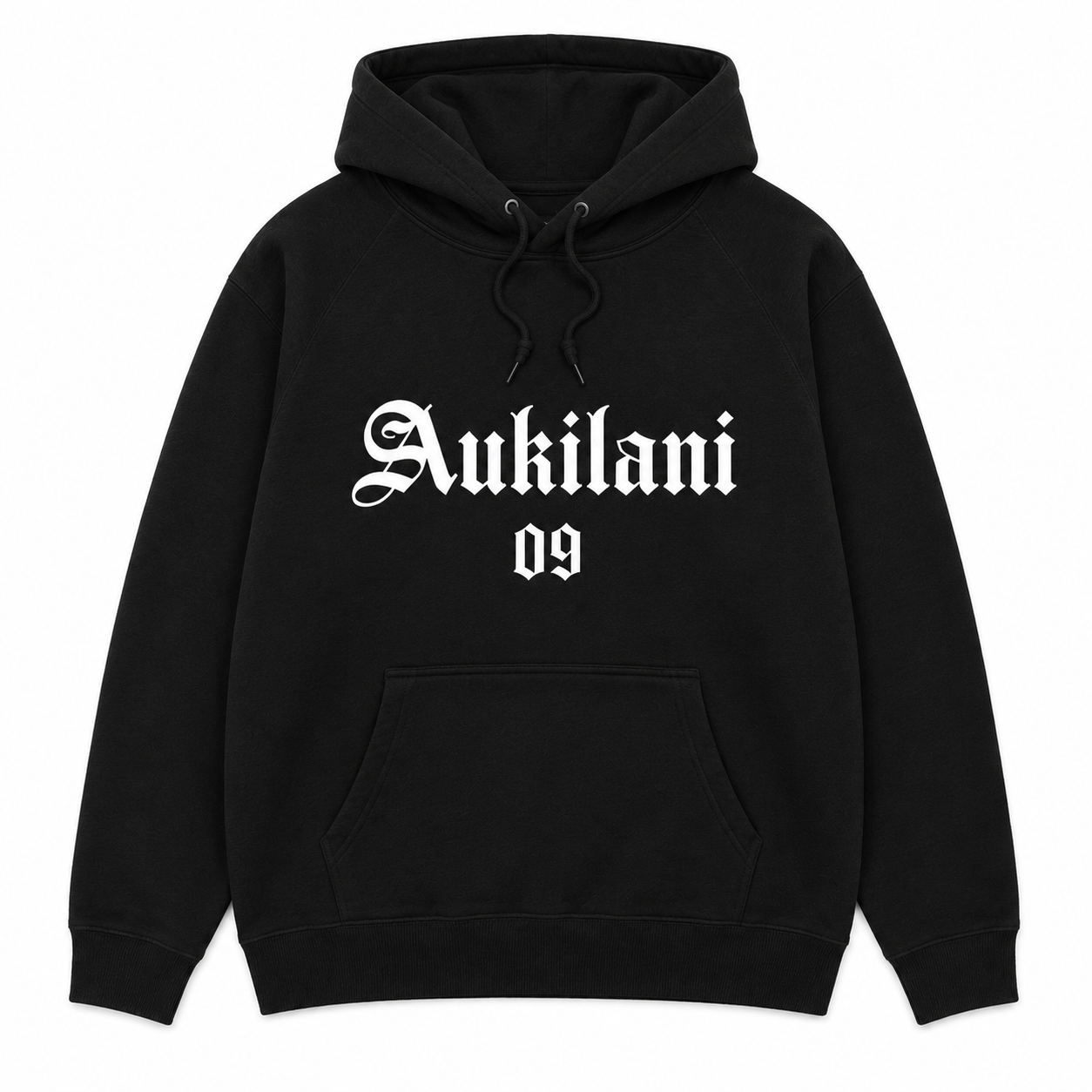 AUKILANI 09 HOOD - BLACK