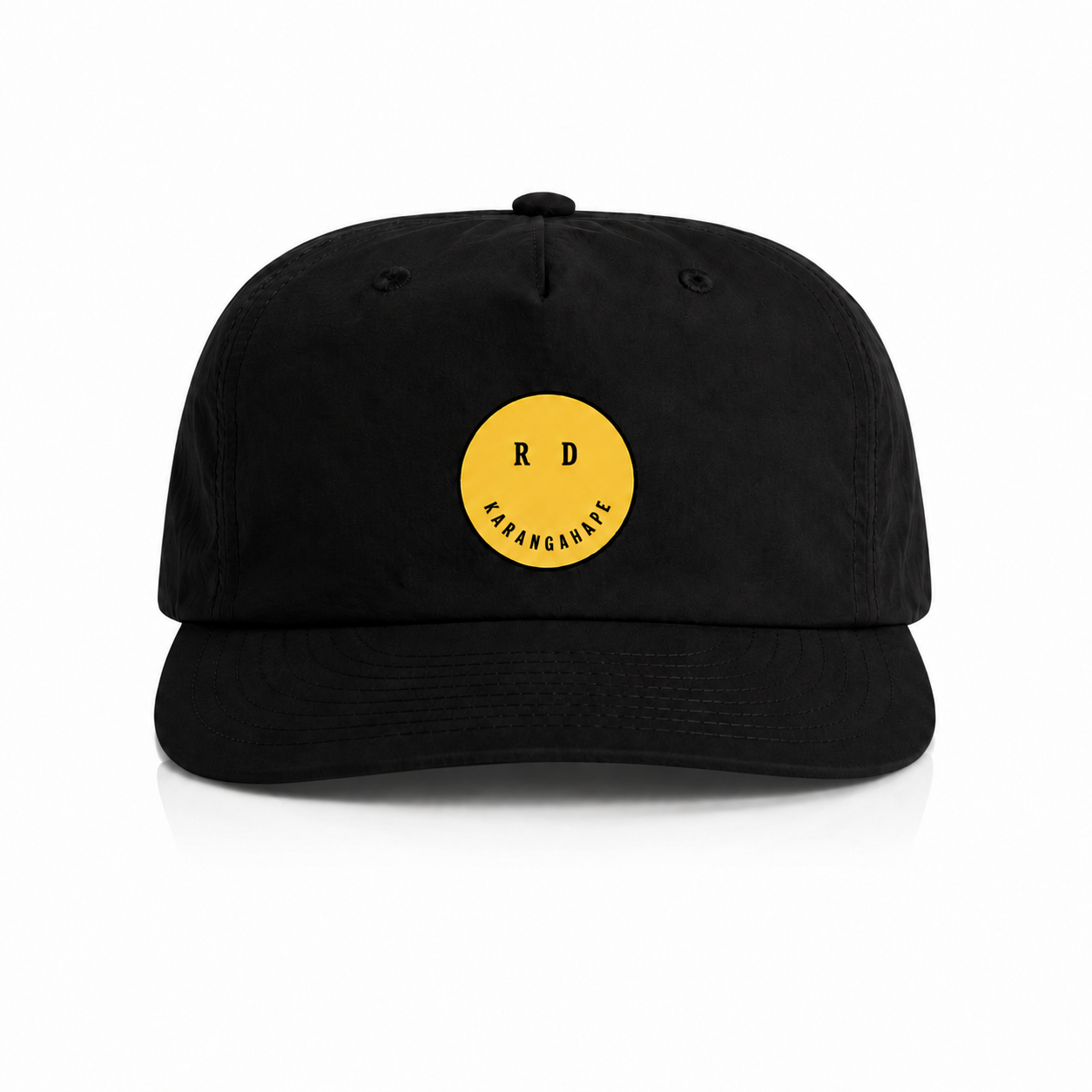 Karanga-Happy-Hape Cap - Black