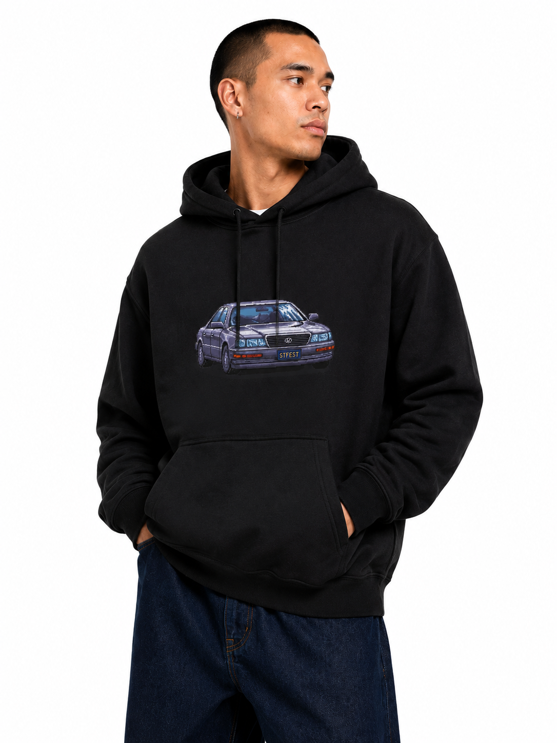 LEXUS WHIP ST FEST 2 HOOD  BLACK