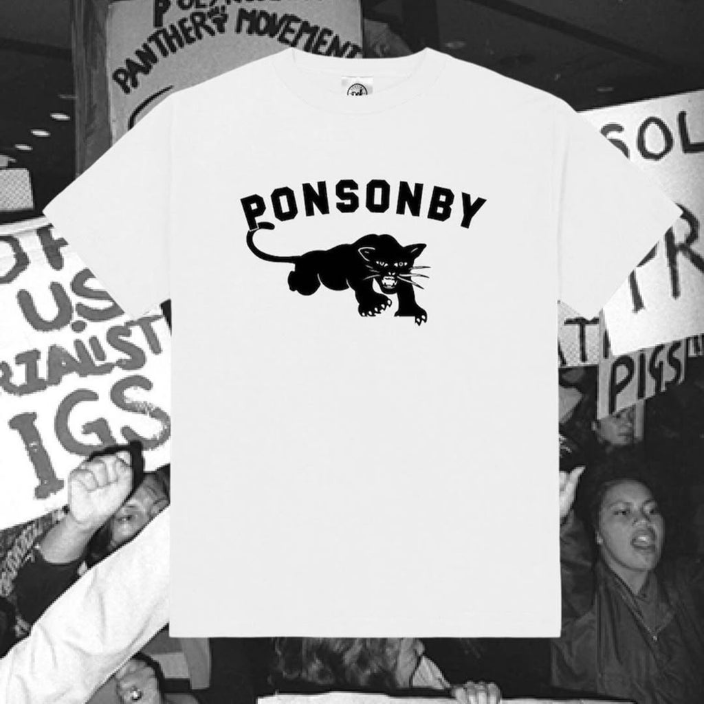 Ponsonby Panther  Arch Tee - White