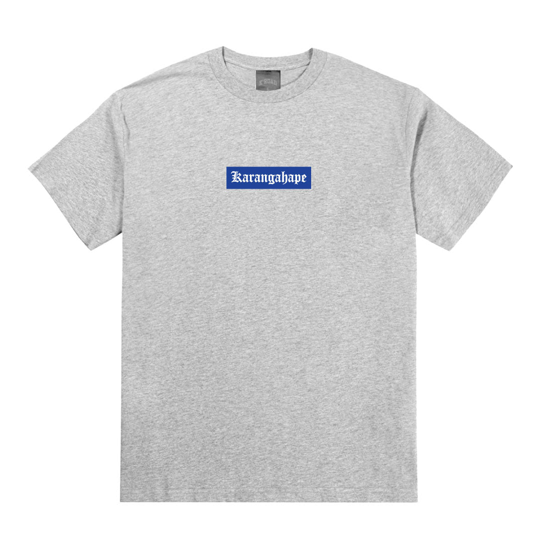 KARANGAHAPE BOXED TEE - HEATHER