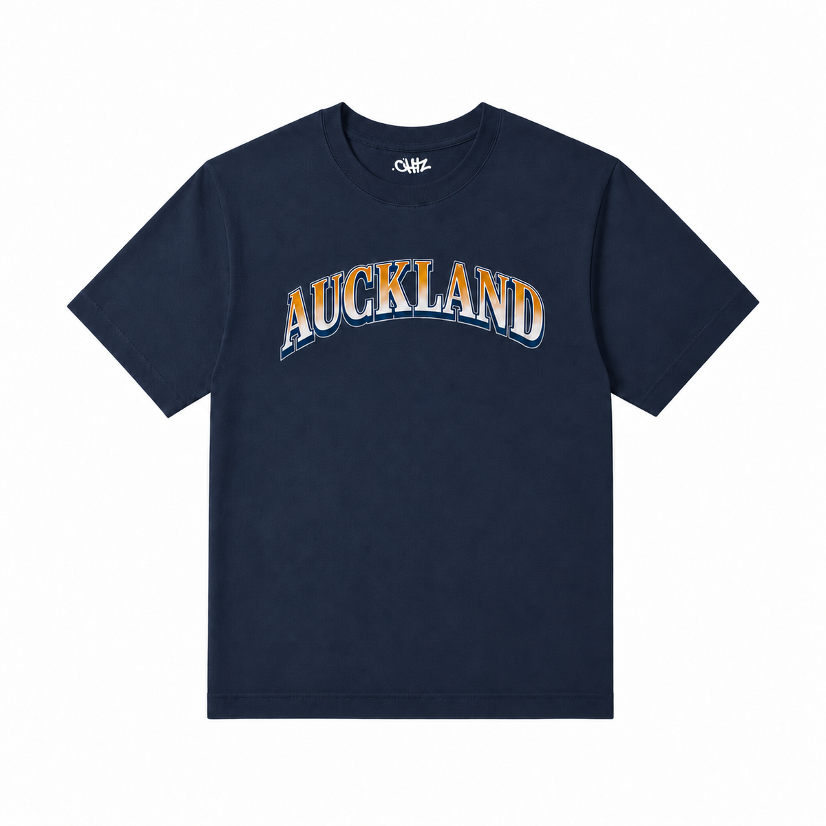 AUCKLAND ARCH TEE INK BLUE with Auckland Arch front print