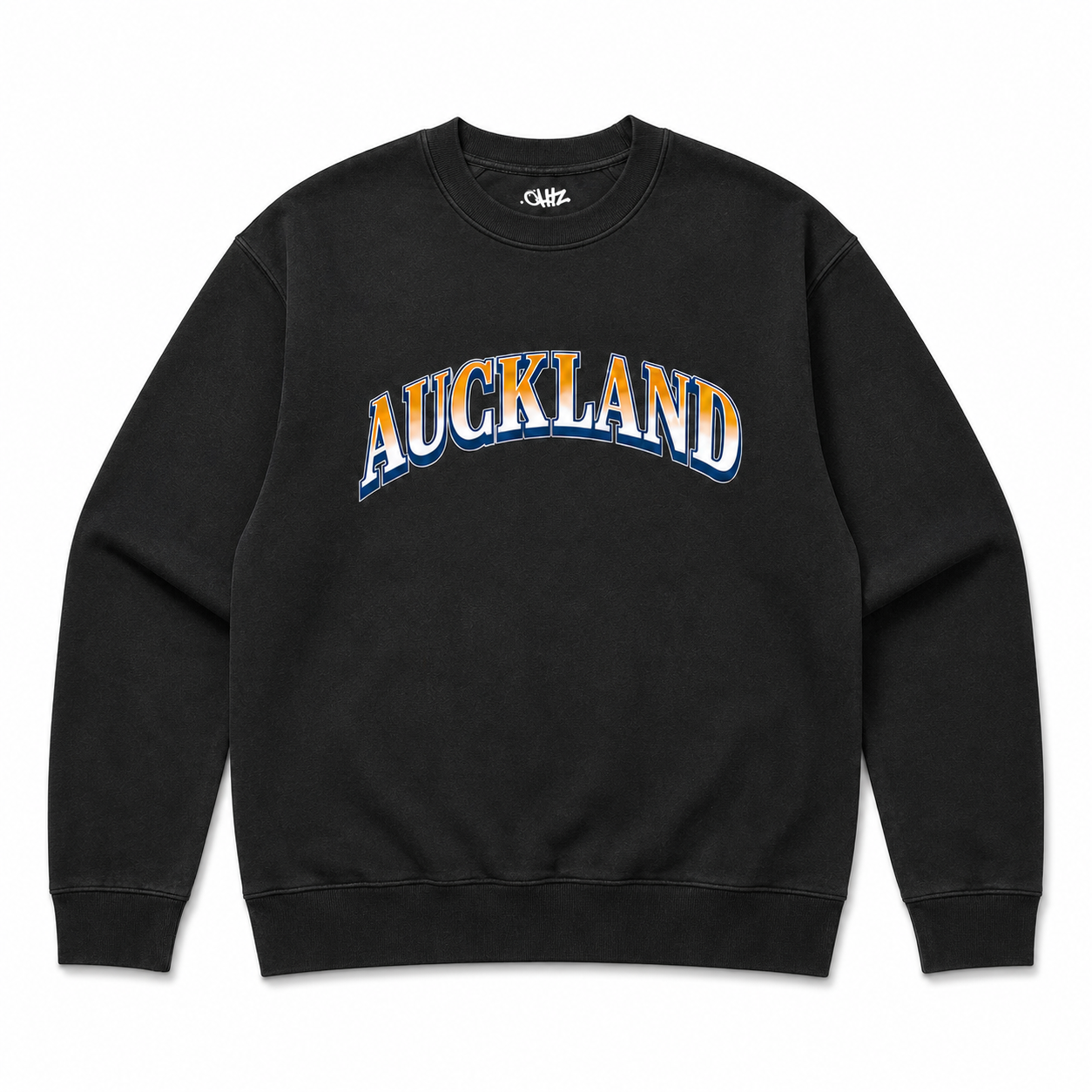 Auckland Arch Crew Faded Black