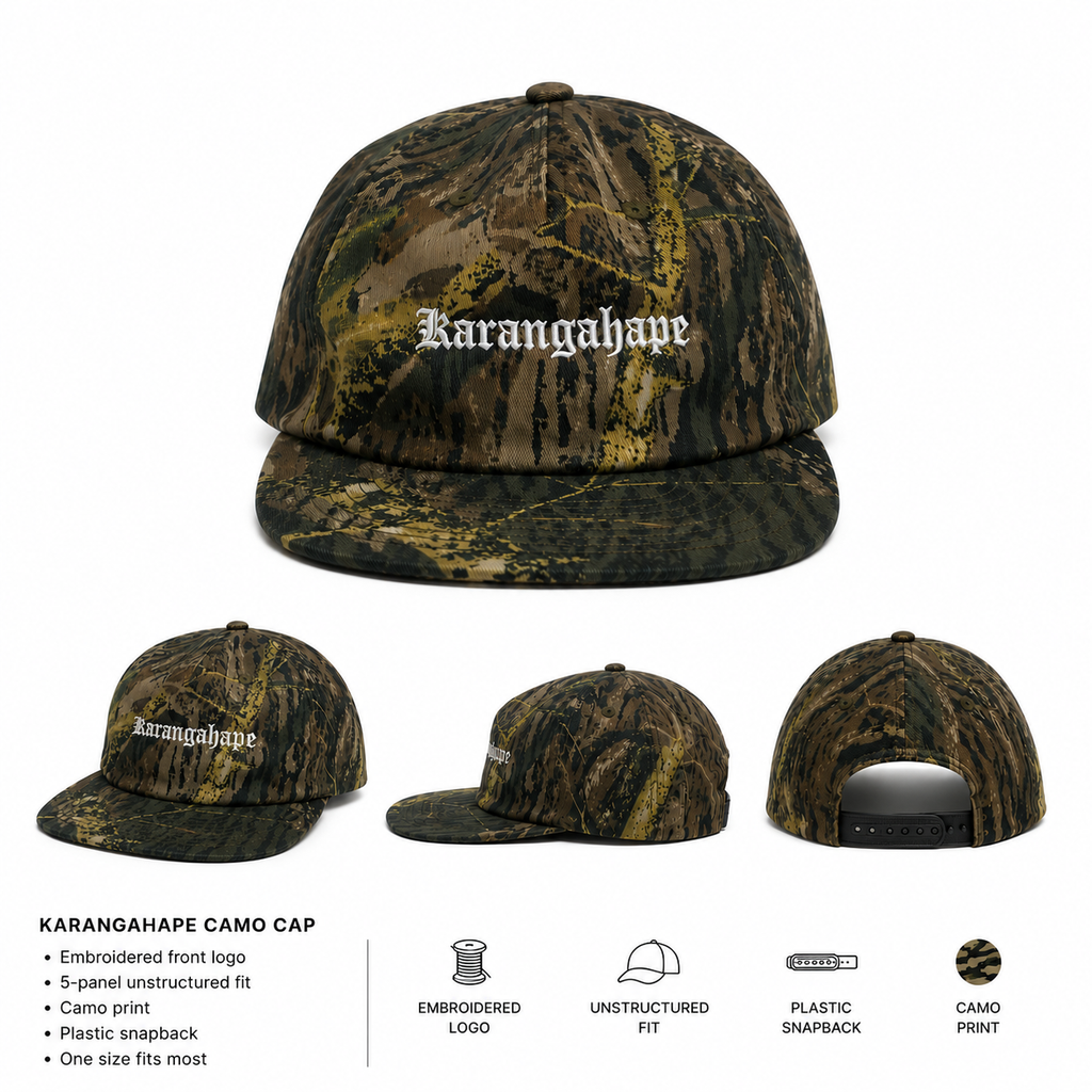 KARANGAHAPE JUNGLE CAMO CAP